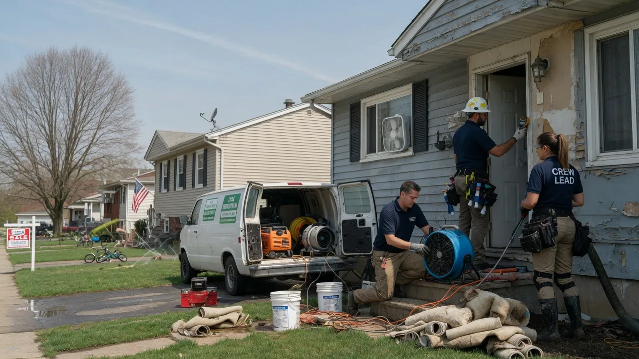 Flood Cleanup in Strawn, IL near me