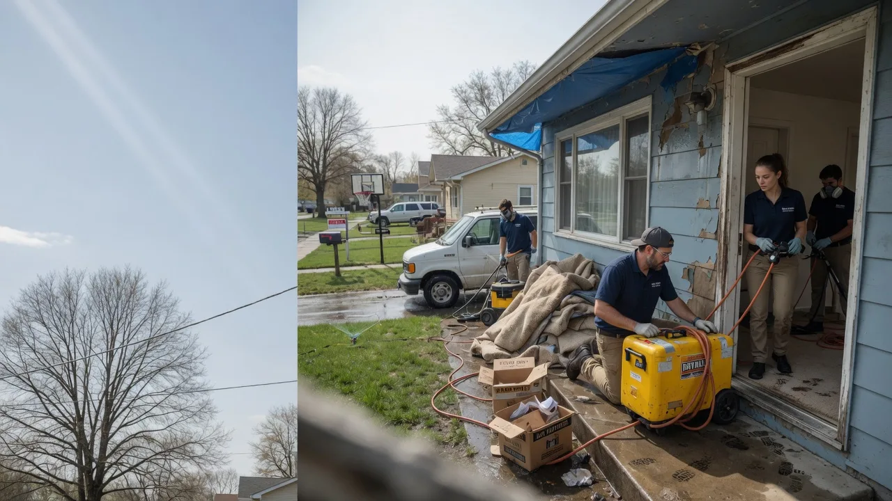 Basement Flood Cleanup in Strawn, IL near me